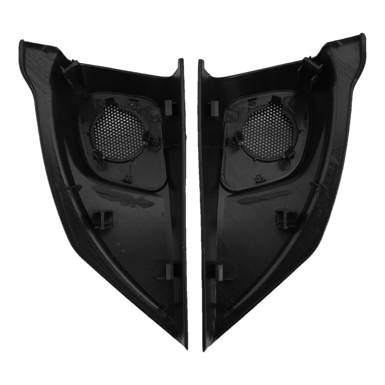 2PCS Car Door Triangle Audio Speaker Cover For Honda CR-V 2012 2013 2014 2015 2016 A-Pillar Speaker Mount Trim