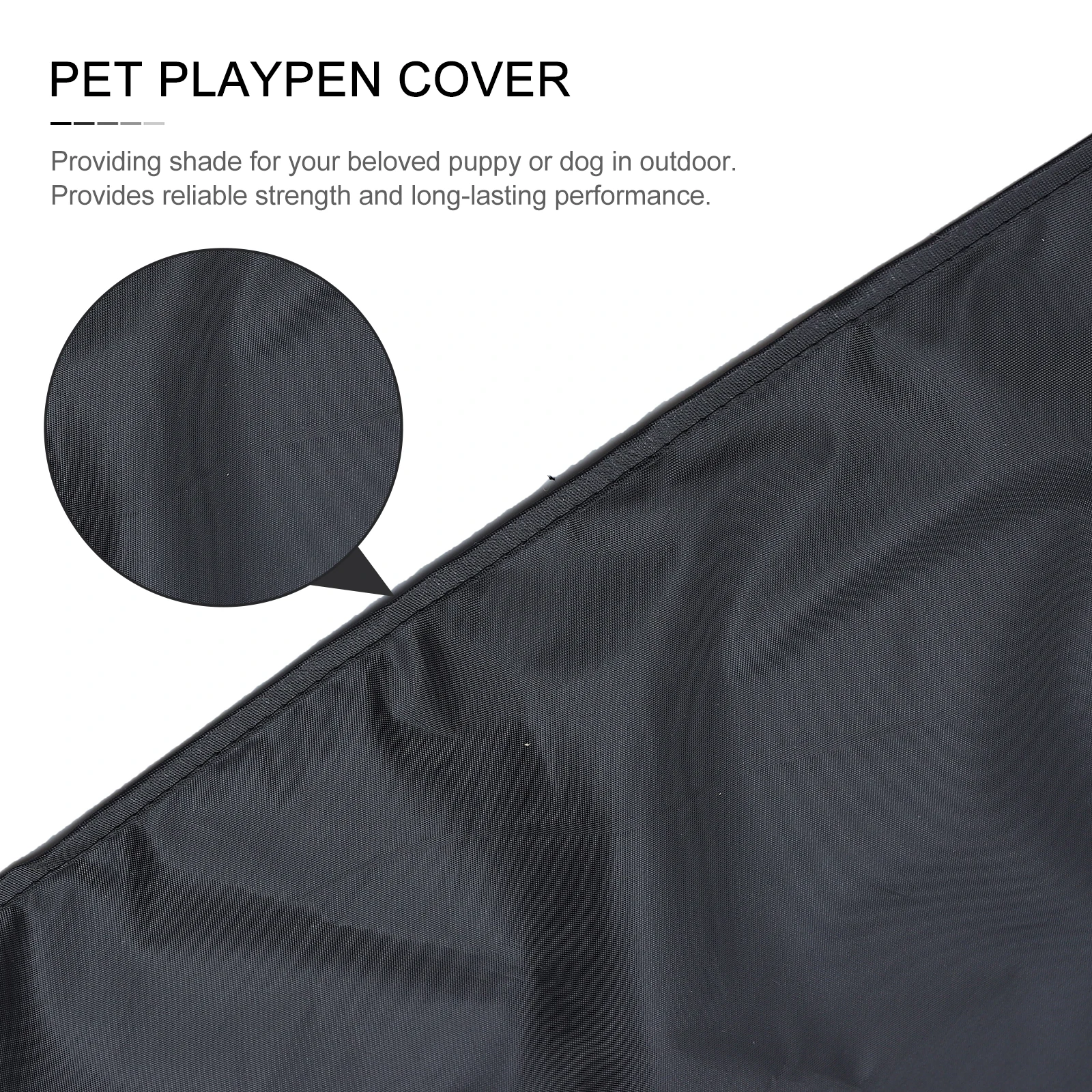 

210D Oxford Cloth Dog Playpen Cover Waterproof Sunproof Outdoor Camping Car Travel Beach Pet Playpen