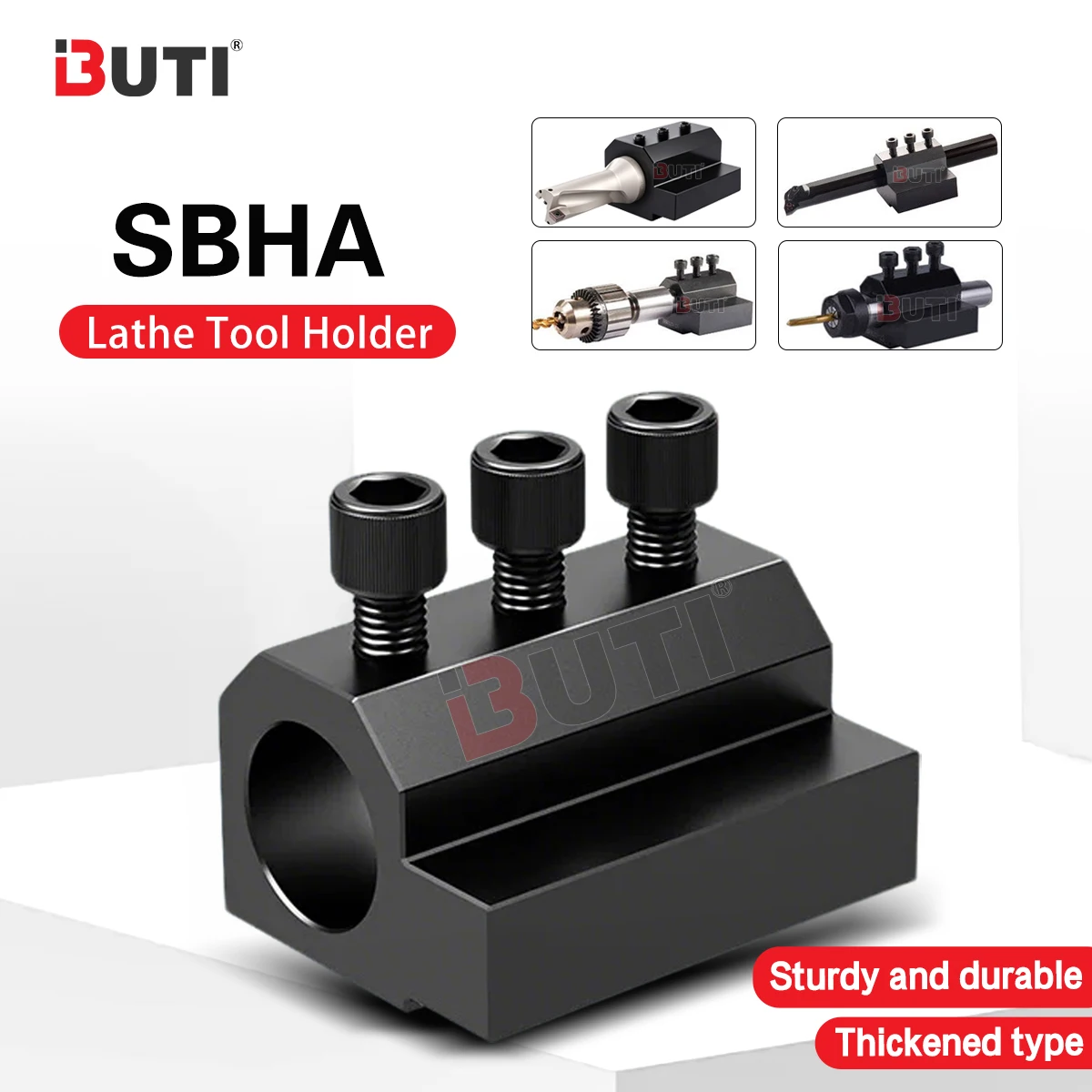 

Numerical Control Tool Holder Lathe Tool Holder Auxiliary U Drilling Inner Hole Extension Boring Tool Holder SBHA16-16 SBHA25-32