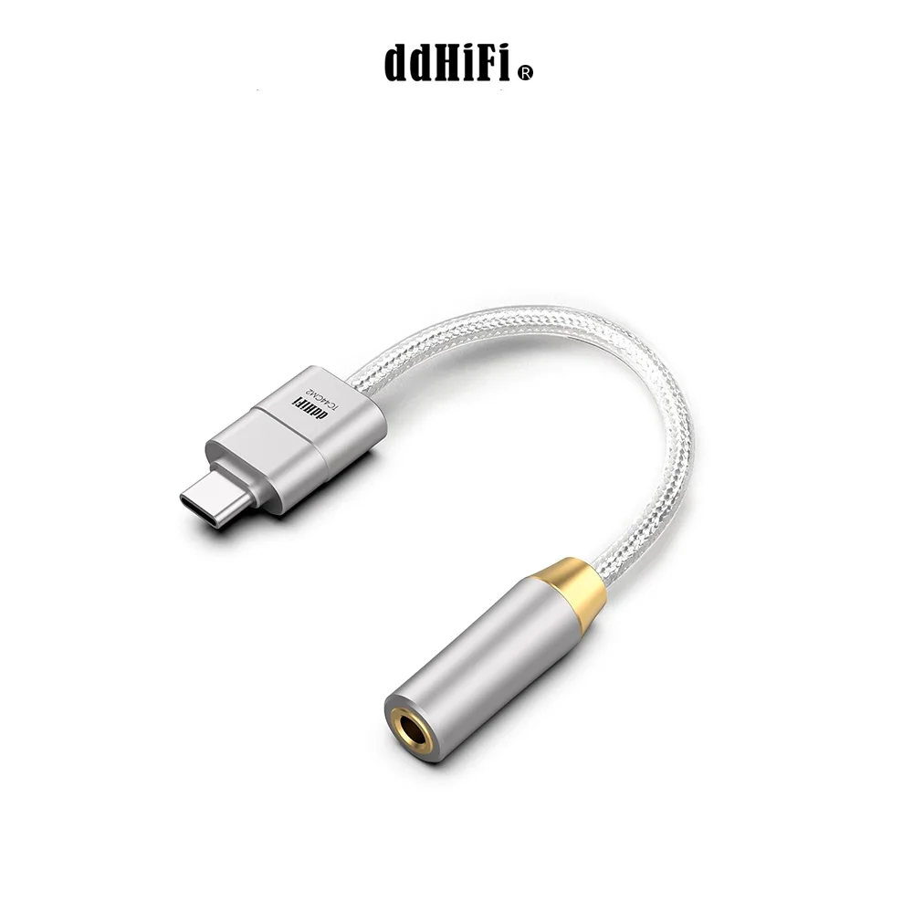DD ddHiFi TC44CM2 USB-C to 4.4mm Hi-Res DAC Audio Cable High-Fidelity Lossless Decoding Adapter Cable, Up to PCM 32bit/384kHz
