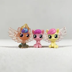 Action Figures 5cm Little Cute Horse Model Doll Anime Toys Princess Cadance daughter flurry heart Toys for Children