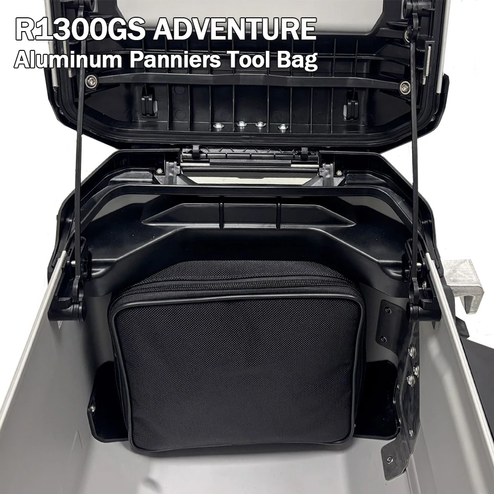 

For BMW R1300GS ADV R1300GS Adventure R1300GSA Tool Bag Suitcase Inner Pocket Side Case Tool Bag Aluminum Panniers Tool Bag
