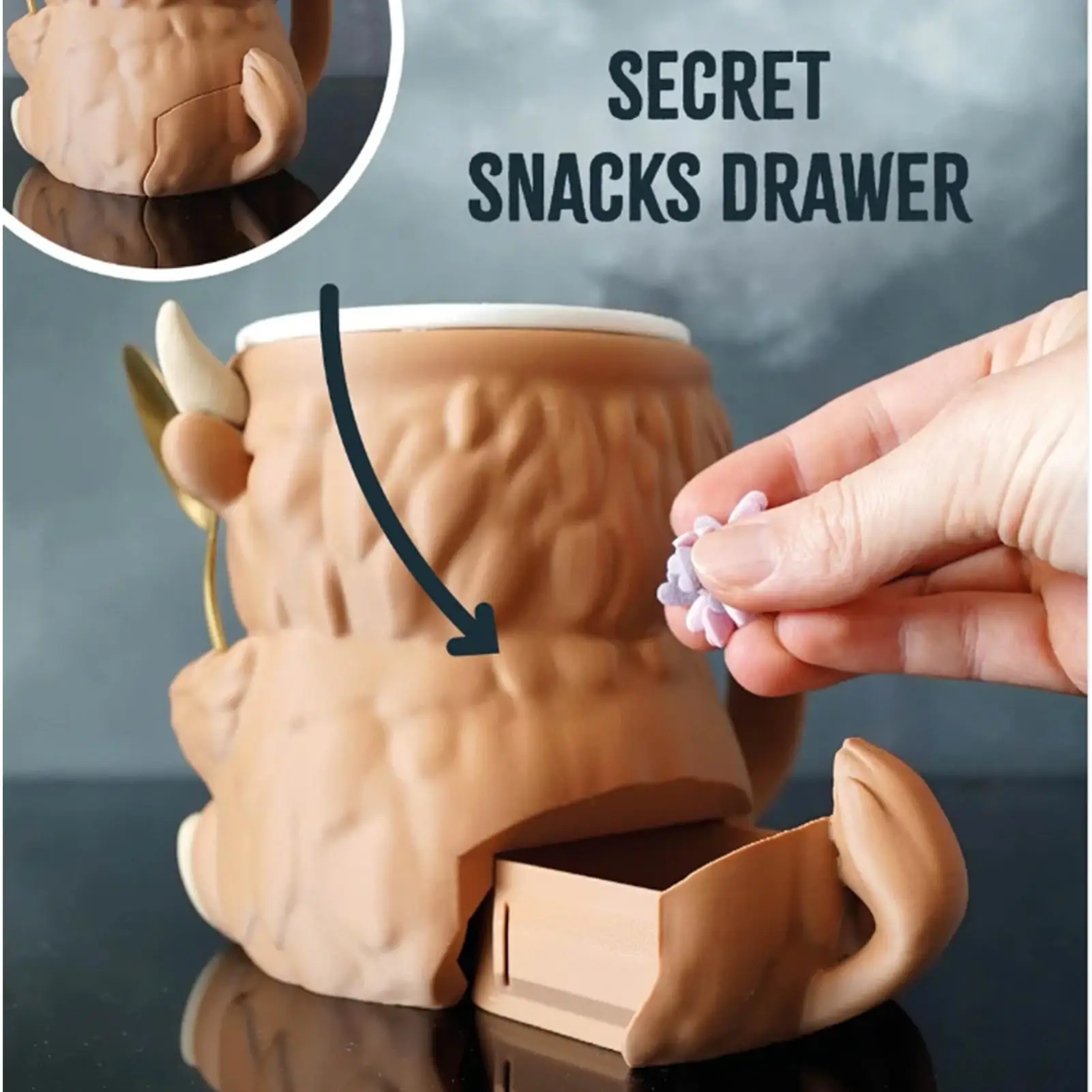 الآيس كريم باينت حامل المرتفعات البقرة الحلوى حوض حامل الآيس كريم الزخرفية مع مقبض التجمد لأداة المطبخ مزيج الزبادي #5