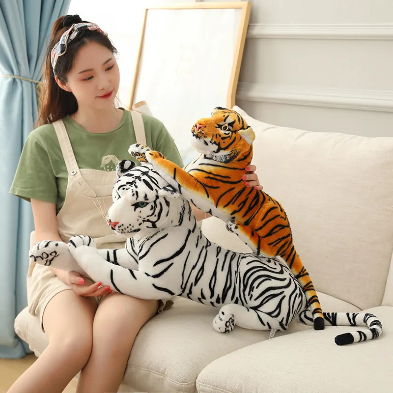 

Kawaii Big Tiger Plush Toy Doll Pillow Hug &Cushion Stuffed Animal Gift for Kids Adults Home Decor