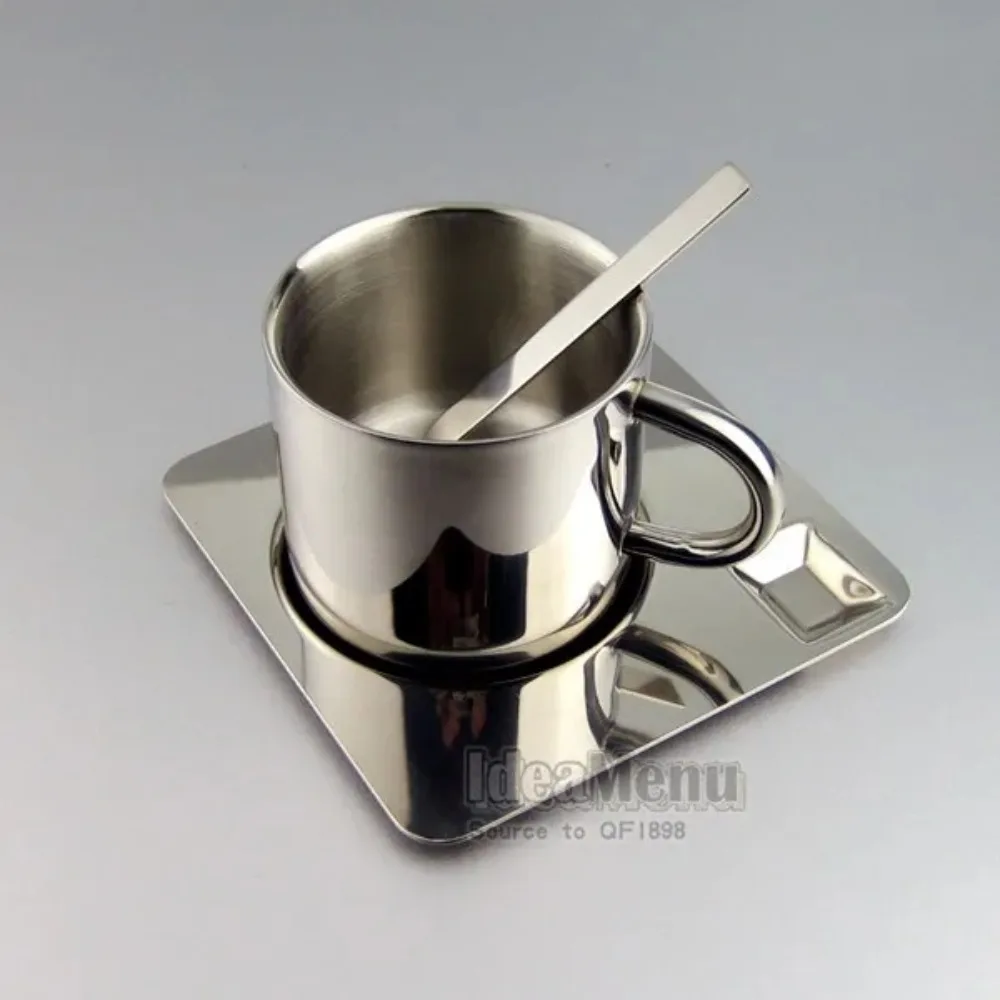 Coffee Glass Set Coffee Cup and Saucer Kit