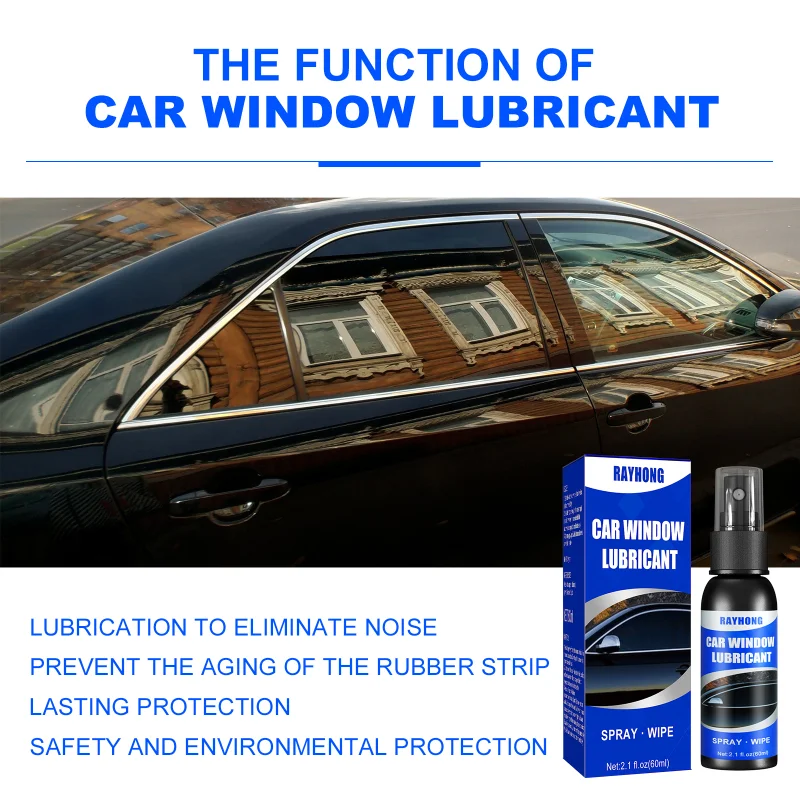 Rubber Door Rubber Strip Car Softening Maintenance 60ml Window Lubricant Eliminates Noise Sunroof Is Convenient for Anti-rust