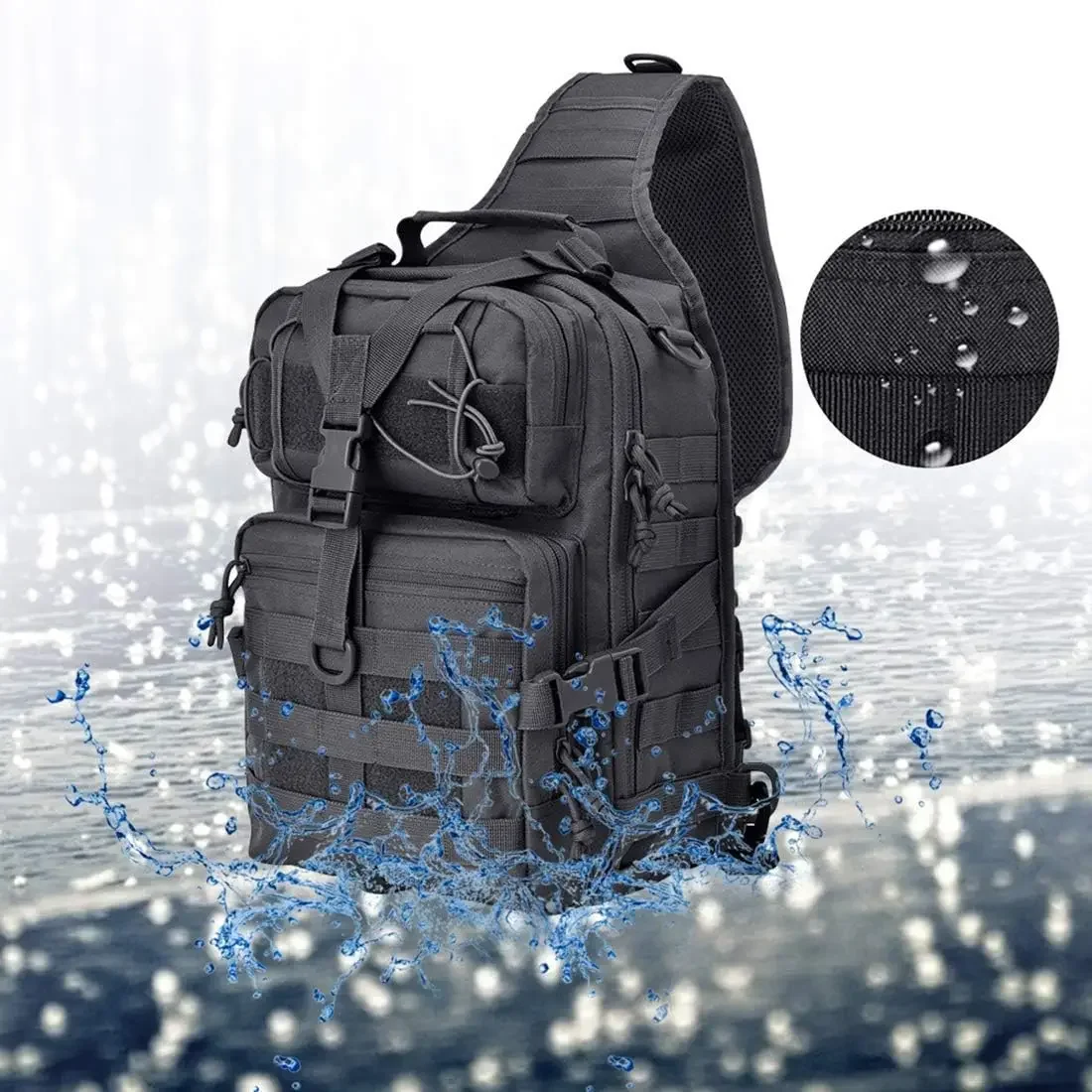 Zaino tattico con tracolla Bor - Edc Concealed Carry Sling Bag recensione e prezzo