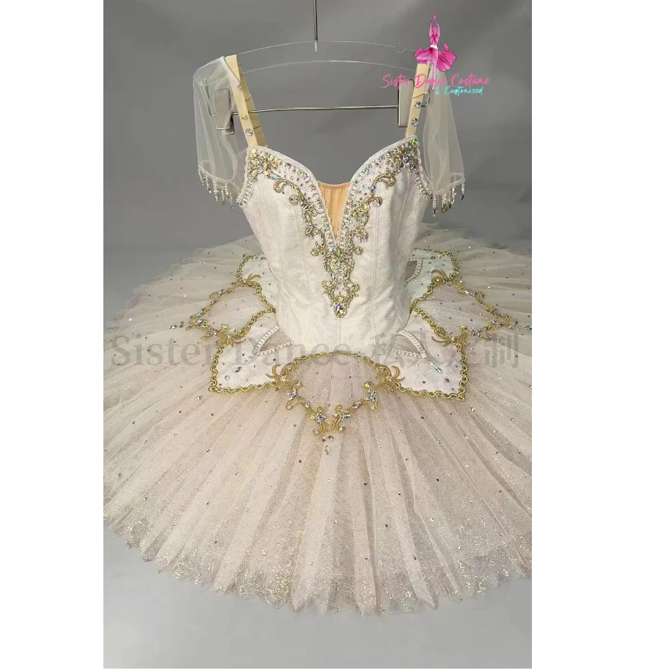 

2024 New high-end professional classical tutu private custom women's children's performance competition dress