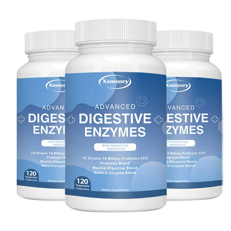 

Digestive Enzymes - Digestion and Intestinal Health for Adults Men and Women, Promotes Nutrient Absorption and Boost Immunity