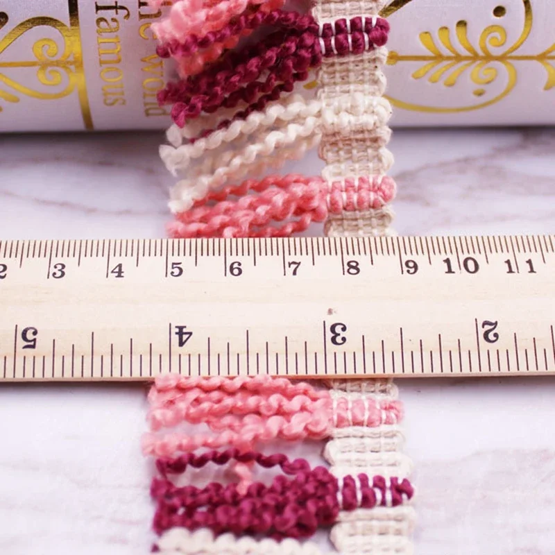 1 Yard/Los Quasten für Schmuck, DIY, Spitzenband, Nähen, Handarbeiten, Quastenbesatz, Kleid, Ball, Fransen, Stoff, Vorhang, Kleidungszubehör – Detail 4
