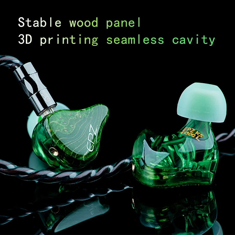 

Наушники-вкладыши EPZ K5 1DD+4BA IEM HIFI проводные для игр и музыки с разъемом 3-в-1 (2.5+3.5+4.4 мм) и съемным кабелем 0.78 2 Pin