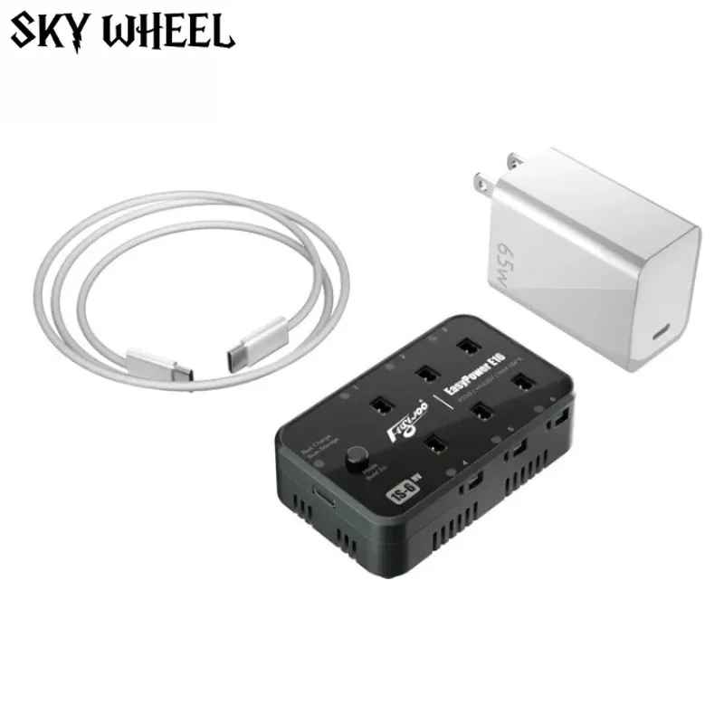 

Flywoo EasyPower E16 1S / E24 2S LiHV Battery Charger with 65W Fast Charger for FPV Drone