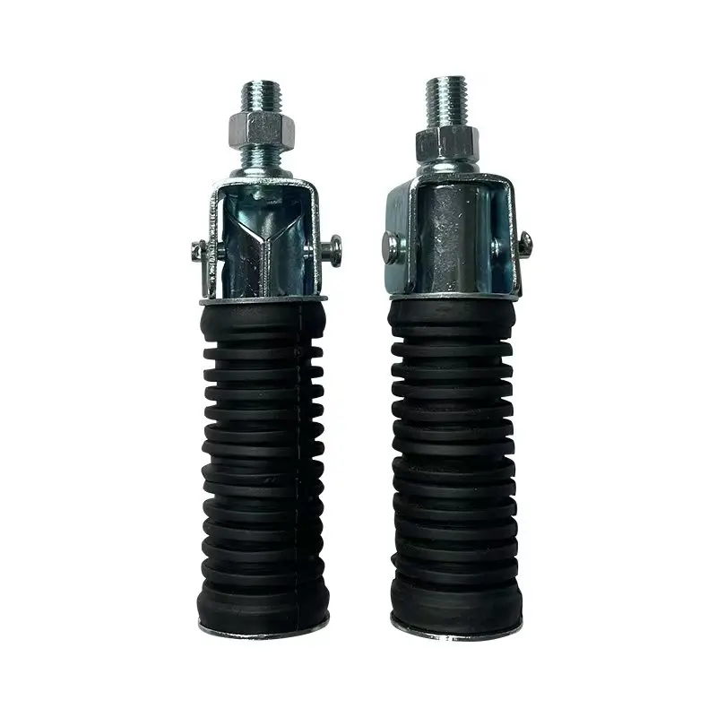 1 par de estriberas traseras universales para motocicleta, reposapiés, reposapiés, reposapiés, rosca de 10mm