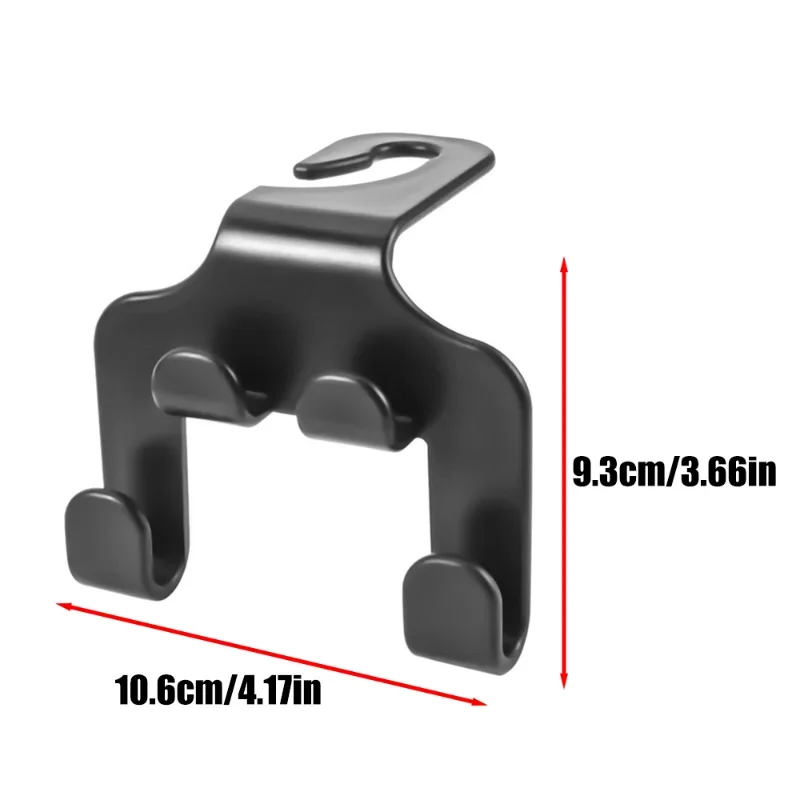 Doppel Kopf Telefon Aufhänger 1/2 stücke Multifunktionale Auto Sitz Zurück HakenKopfstütze Hängen Tasche Lagerung Aufhänger Auto Innen Zubehör