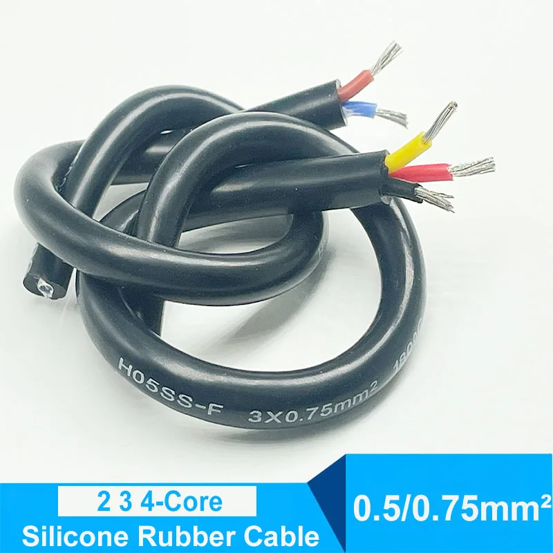 

2 3 4 Multi-Conductor Flexible Electrical Round Cable for LED Drivers Power Supplies Electrical and Electronic Connection Cables