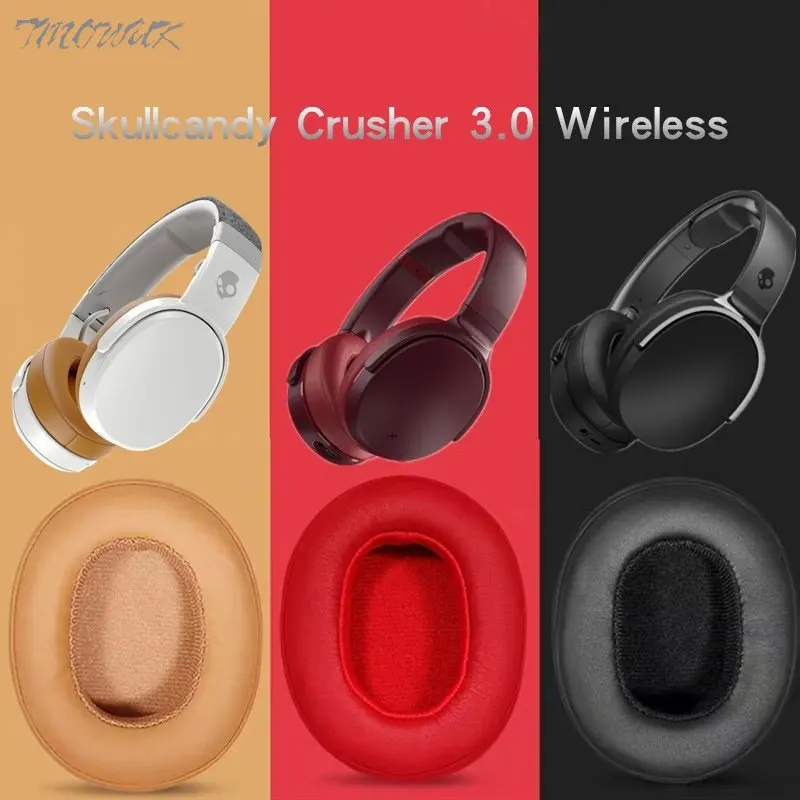 

For Skullcandy Crusher 3.0 Wireless Ear Pads Earphone Sleeve Head Beam Sponge Pad Leather Earmuffs