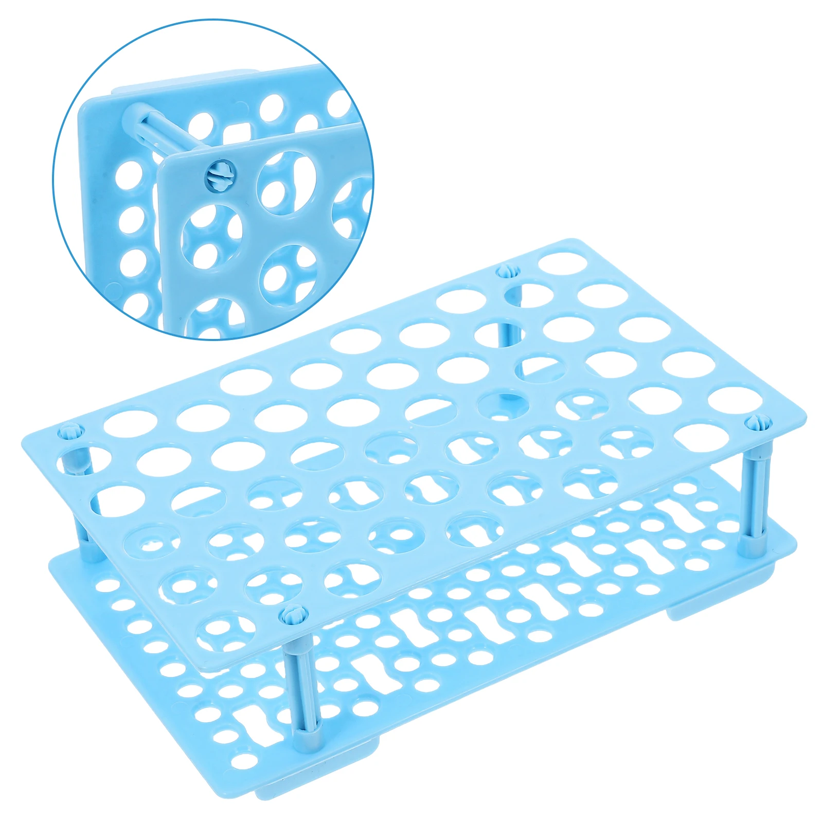 Tube Rack Aquarium Test Kit Wasser Aquarium Soft Hose Sky-blue Clear Tubes Lab Racks Api Strips