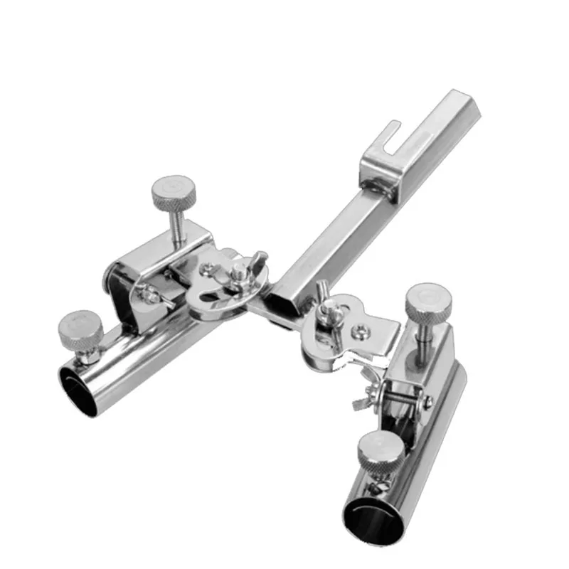 Aluminum Alloy Fishing Box, Double Turret, Fishing Chair, Thickened Rod Frame, Fishing Gear, Universal