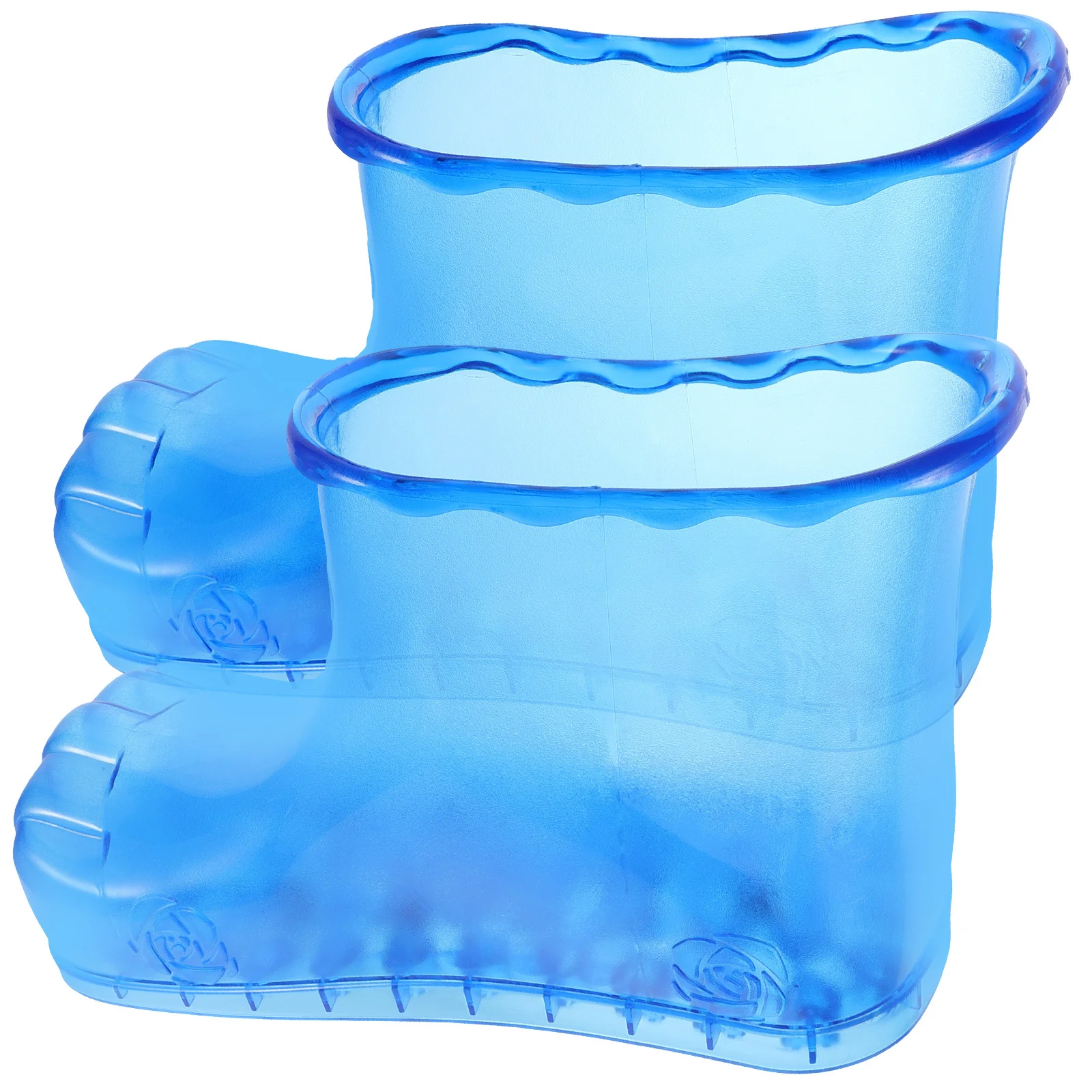 زوج واحد من أحذية نقع القدم، حوض استحمام مبتكر، باديكير محمول، سبا للاسترخاء من أجل استعادة القدم المتعبة #6