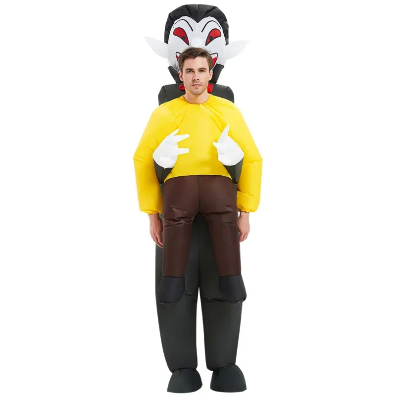 Scary Vampire Ghost  Inflatable Costume Witch Purim Halloween Anime Adult Cosplay Costumes Role Play Carnival Party Dress Suits