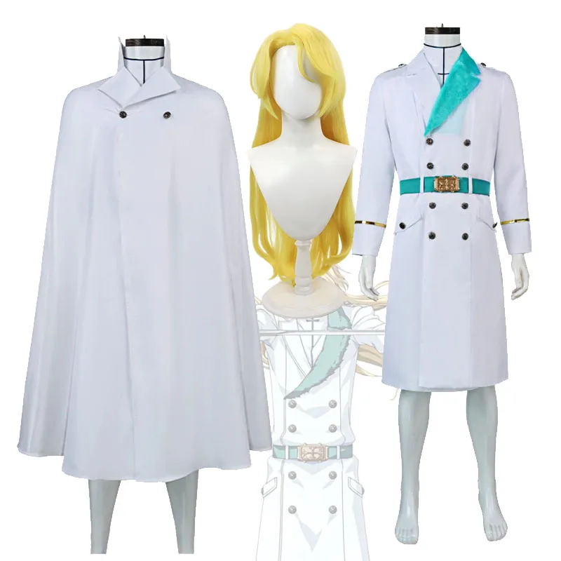 Costume de Cosplay Anime Jugram Haschwalth, uniforme blanc The Balance B Sternritter, perruques de Cosplay Quincy Jugram pour Halloween
