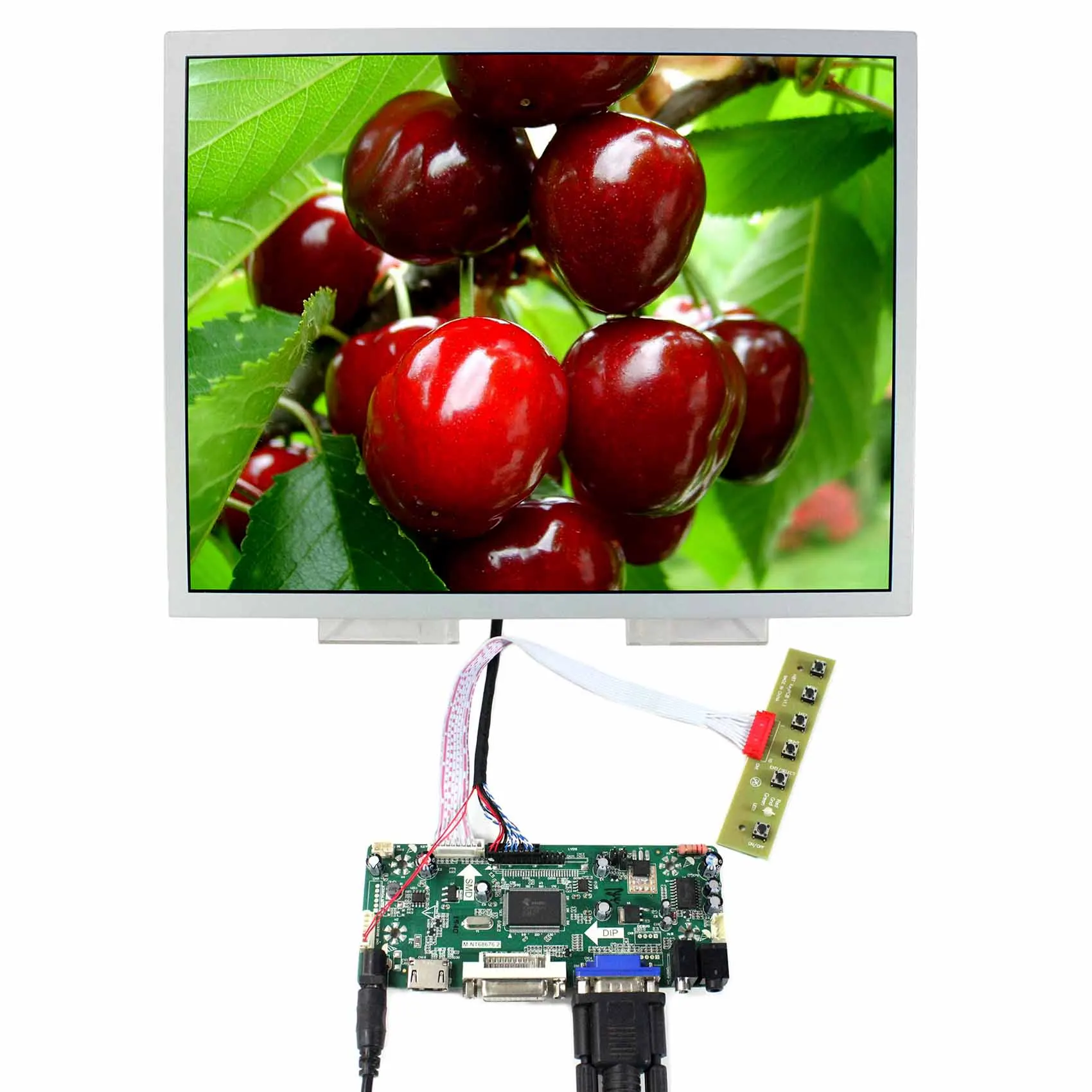 15inch 1024x768 LQ150X1LW94 15" IPS LCD Screen work with HD MI DVI+VGA Audio LCD Controller Board M.N68676.2A
