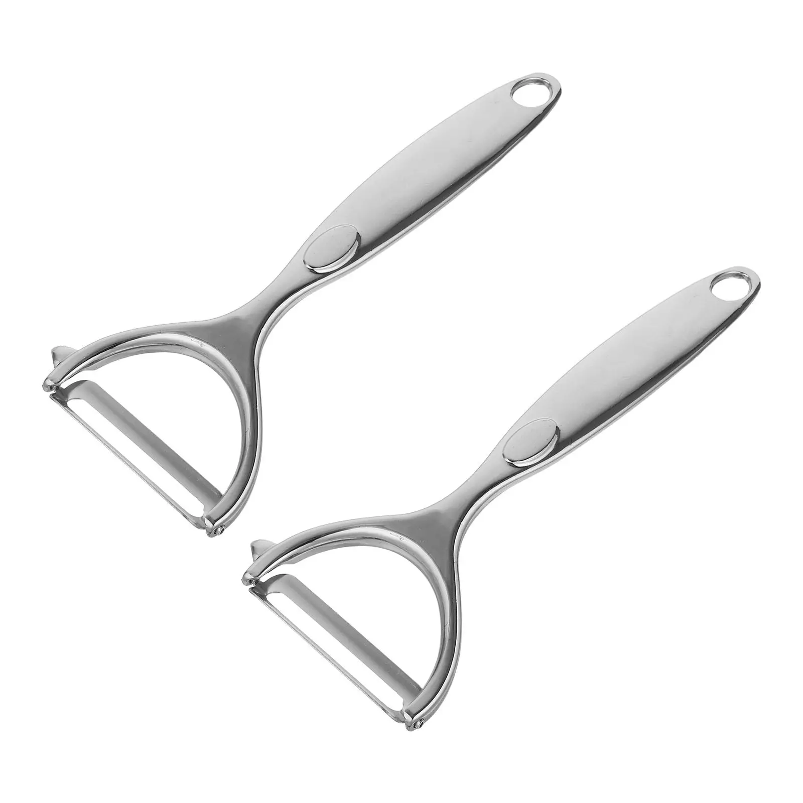 2Pcs Y-Shaped Vegetable Fruit Peeler Ergonomic Non-Slip Handle Efficient Multi-Function Kitchen Gadget for Potatoes