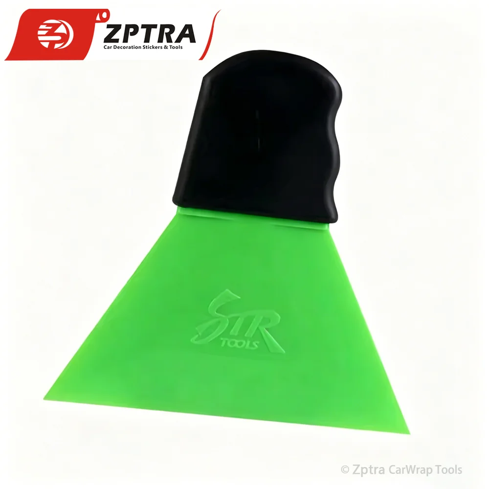 3 Pcs/Lot Factory Direct Sales of High-quality Triangular Shaped Hard Green Small Scraper Car Body and Window Film Sticking Tool