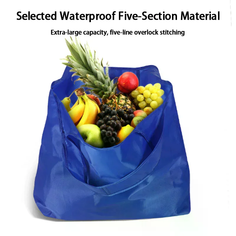 

Сумка на плечо большой вместимости, однотонная, водонепроницаемая, складная, для покупок и хранения