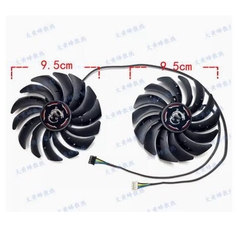 Graphics Card Fan PLD10010S12HH For MSI RTX2070 2070S GAMING Z/X Magic Dragon ##