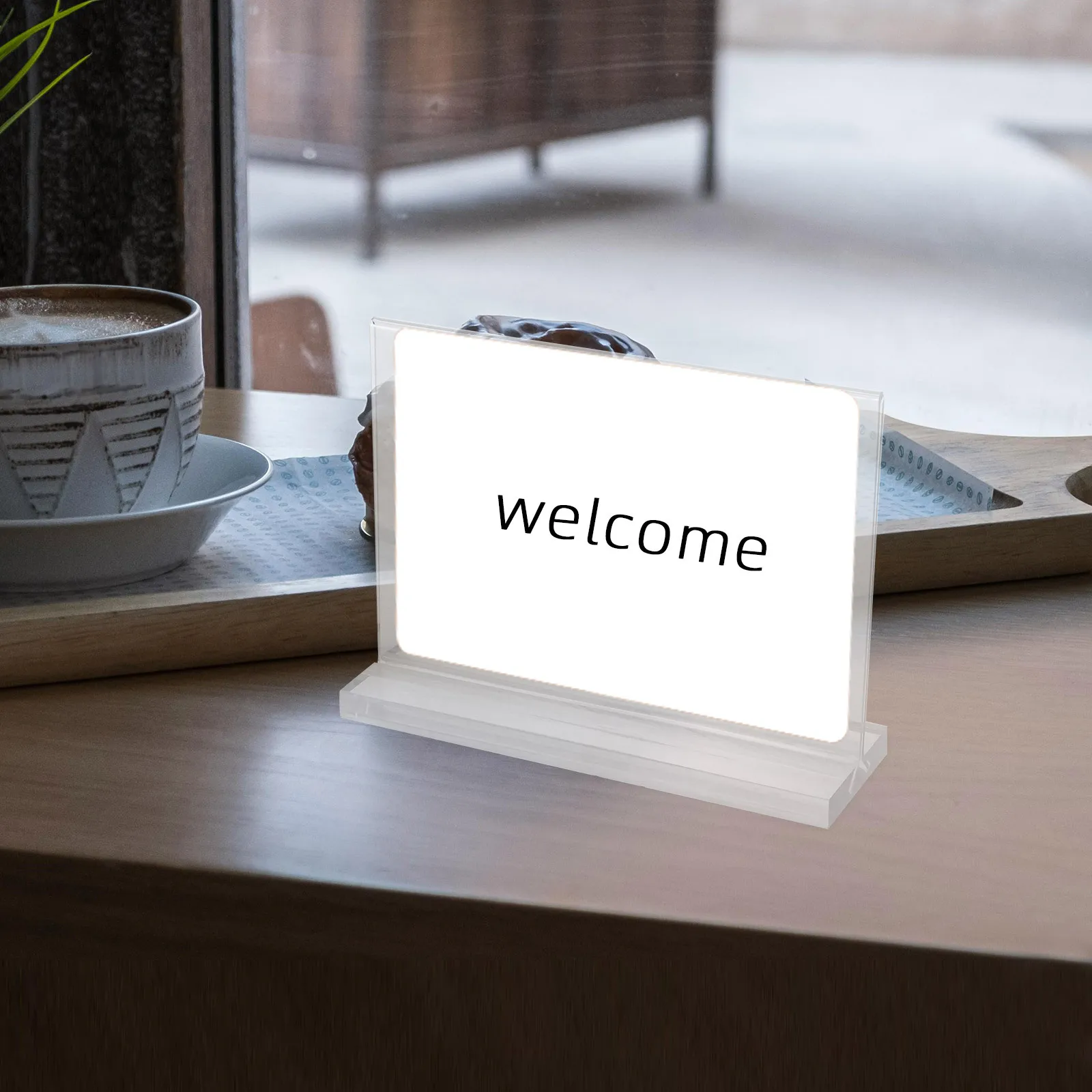 3Pcs Transparent Acrylic Sign Holder Dual-Sided Design Vertical Stability for Table Numbers Wedding Photos Art Displays