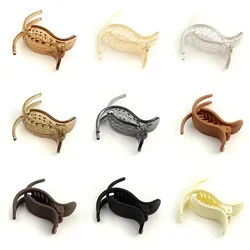 Frosted Small Ponytail Hair Claw Clip Simple Acrylic Round Hair Claws Women Girls Shark Clips Headwear Barrette Hair Accessories