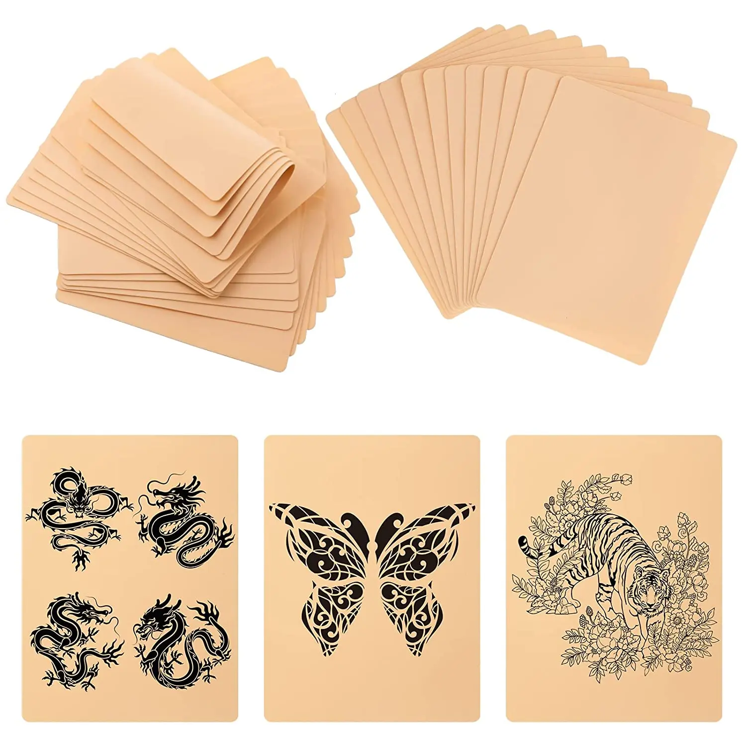 

20pcs tattoo practice skin Permanent Makeup fake Synthetic leather tattoo skin practice microblading tattoo supplie