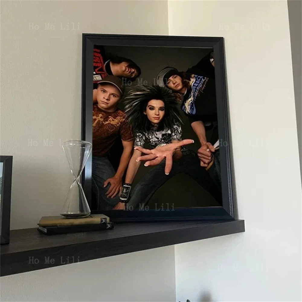 Tokio Hotel Band Poster Vintage Noframed Canvas Wall Art For Livingroom Decor