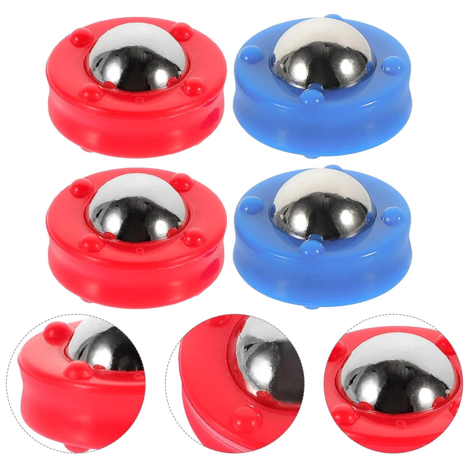 

8pcs Shuffleboard Beads Premium Plastic Steel Rolling Mini Desktop Tabletop Supplies Foosball Entertainment