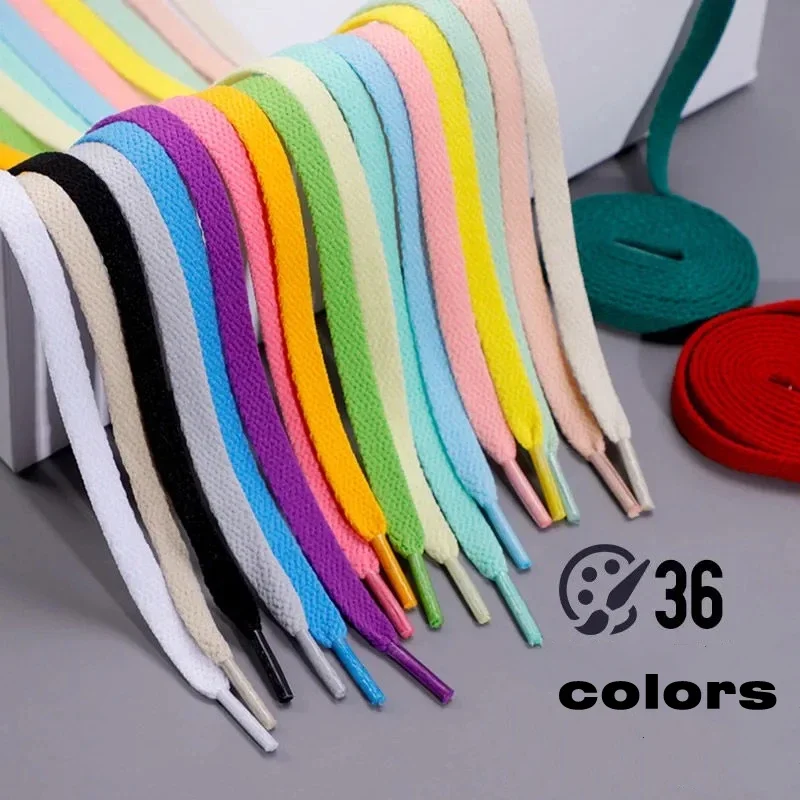 10 Pairs Thicken Laces Shoe Athletic String No Elasticity Flat Shoelaces Sport White Leisure Sneaker Lacet Shoelaces Accessories
