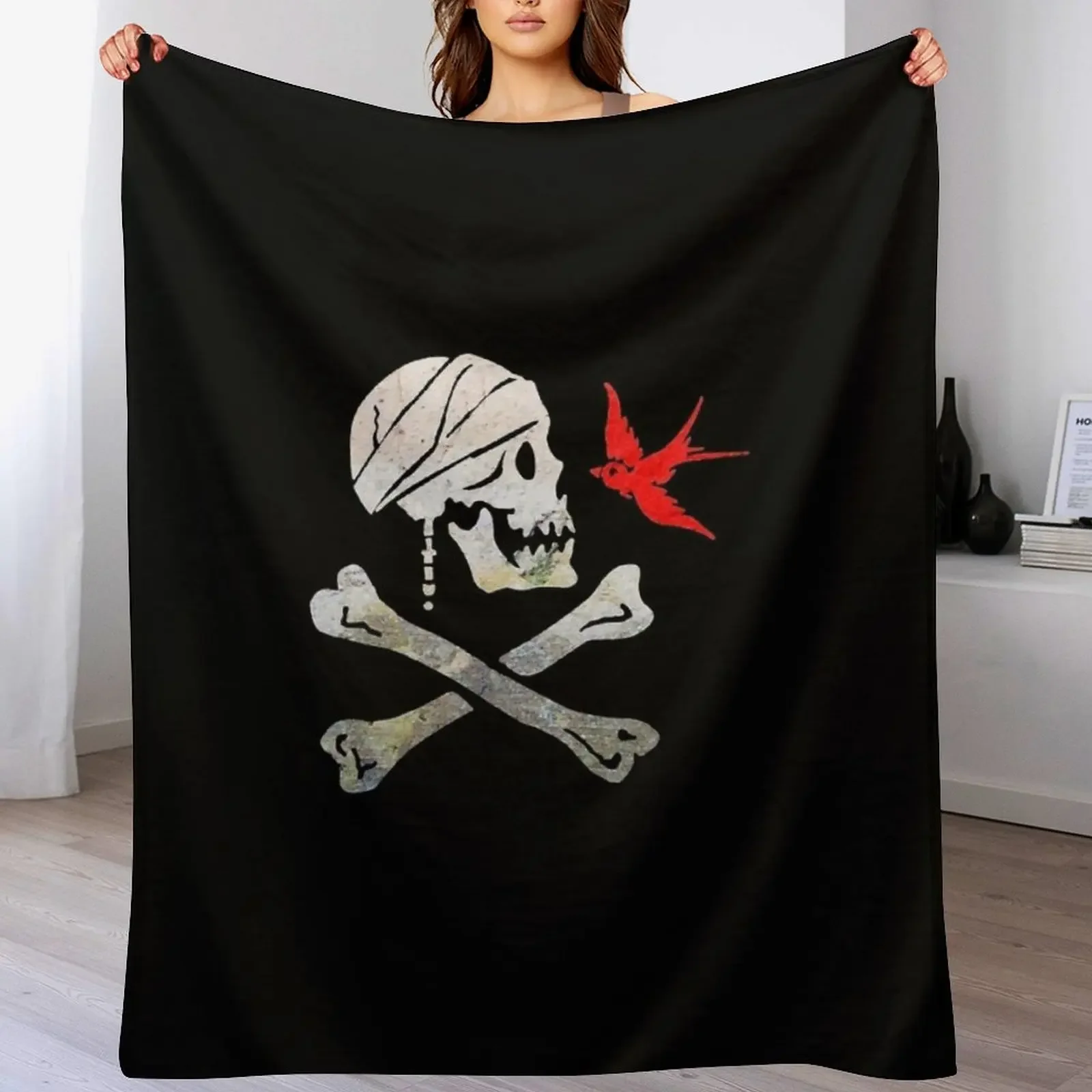 Jack's Flag Throw Blanket Designers Thermals For Travel Blankets