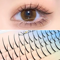 NATUHANA Lashes  3D A/M Shape Lndividual Eyelash Extension Lndividual Fairy Angel Eye Lash Extensioin False Mink Lash Makeup