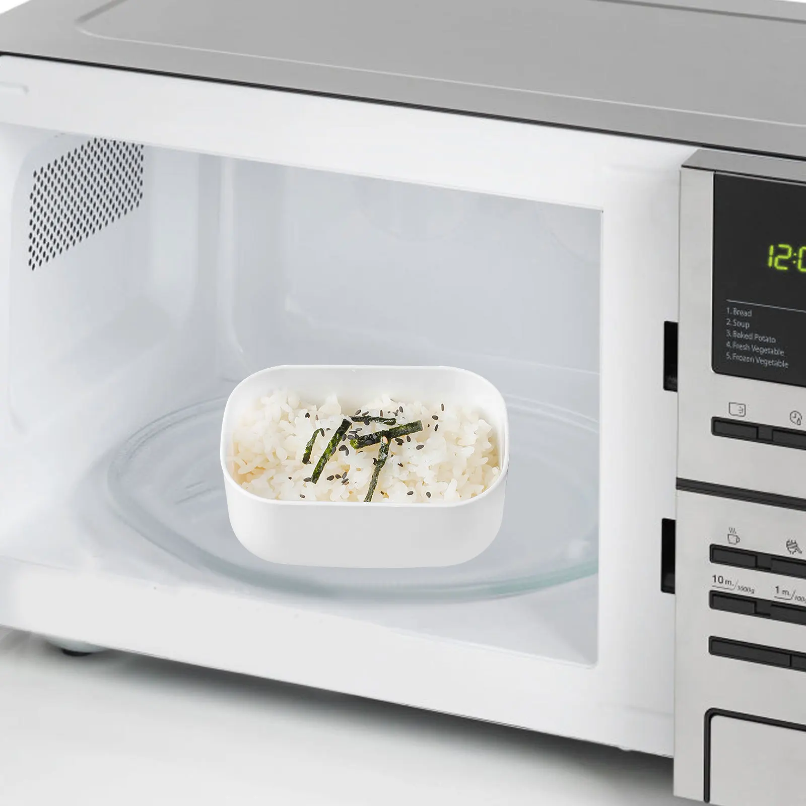 

6Pcs Freezer Storage Boxes Portable Food Containers Compact Rice Vegetable Fruit Organizer with Sealing for Daily Use