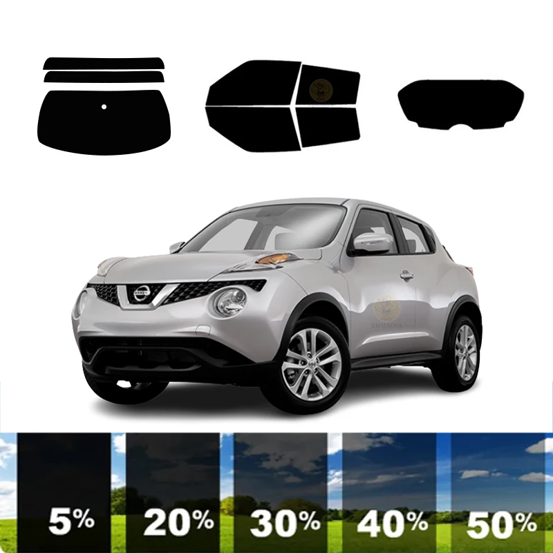 precut Removable Window Tint Film For Car 100% UVR 5%-70%VLT Heat Insulation Carbon ﻿For NISSAN JUKE 4 DR SUV 2014-2017