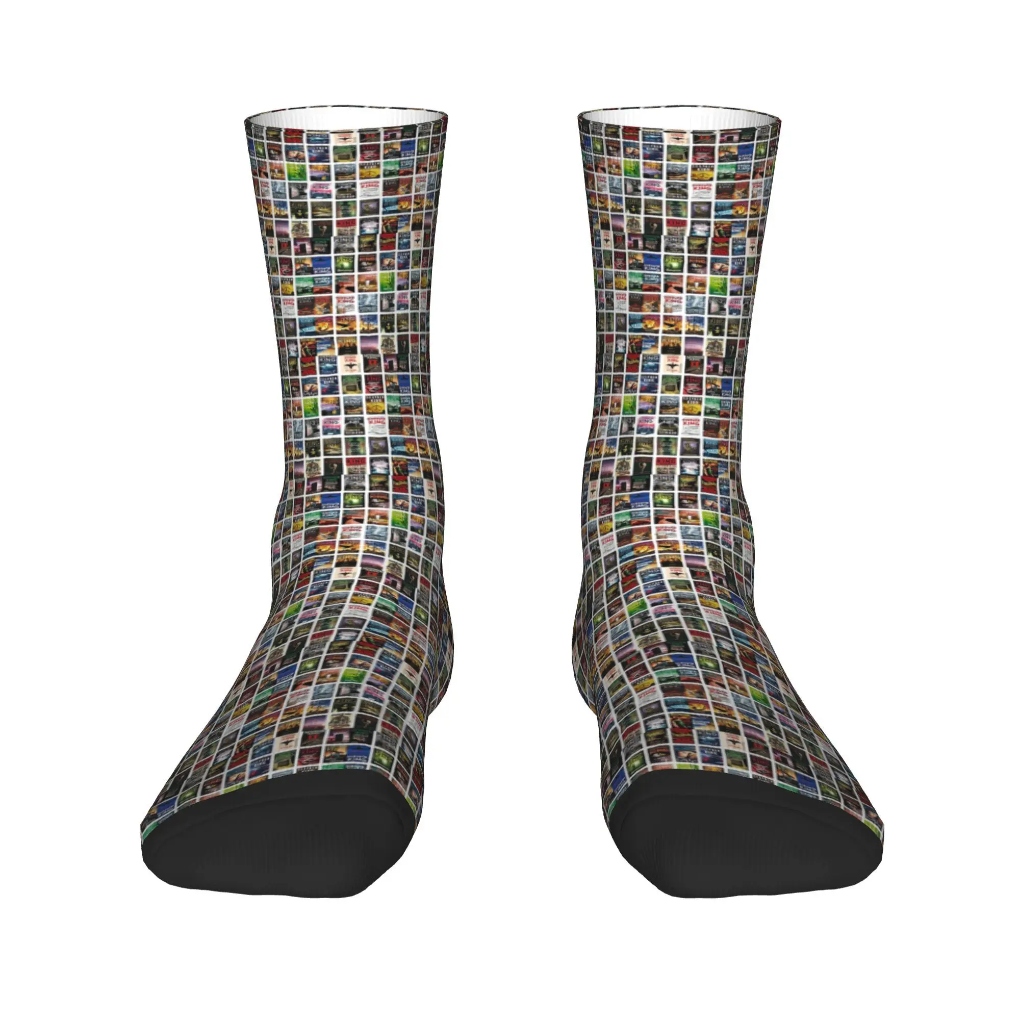 Alle Jahreszeiten Komplette Werke von Stephen King Socken Harajuku Superweiche Strümpfe Crew Socken für Männer Frauen Geburtstagsgeschenk