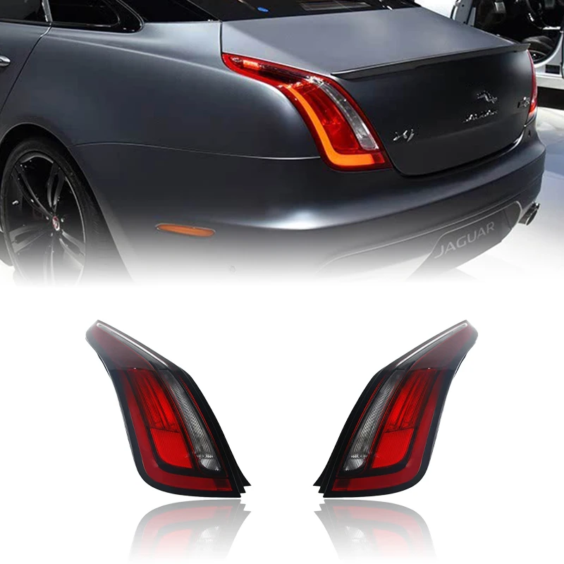Para luces traseras LED modificadas Jaguar XJ Color negro