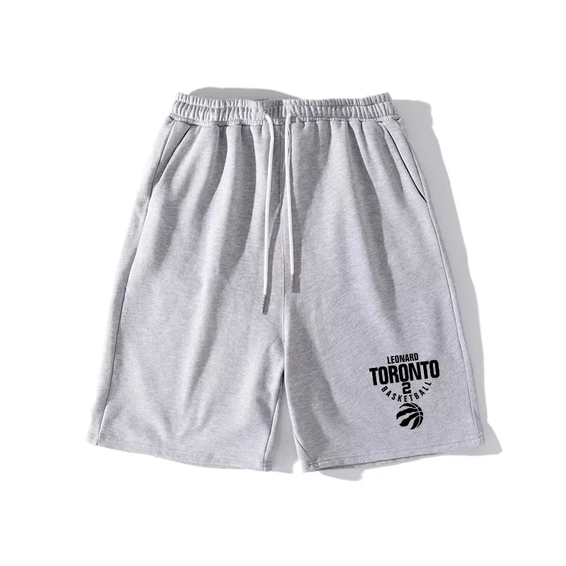 

moto Kawhi Leonard Inspired Basketball Men's Shorts Raptors Style Accents Cotton Summer Training Casual Streetwear Trendy pants