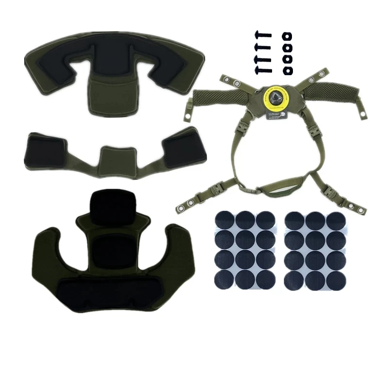 Wendy Helmet Suspension System Helmet Lanyard FAST MICH Outdoor Hunting BK/DE/RG Helmet Accessies