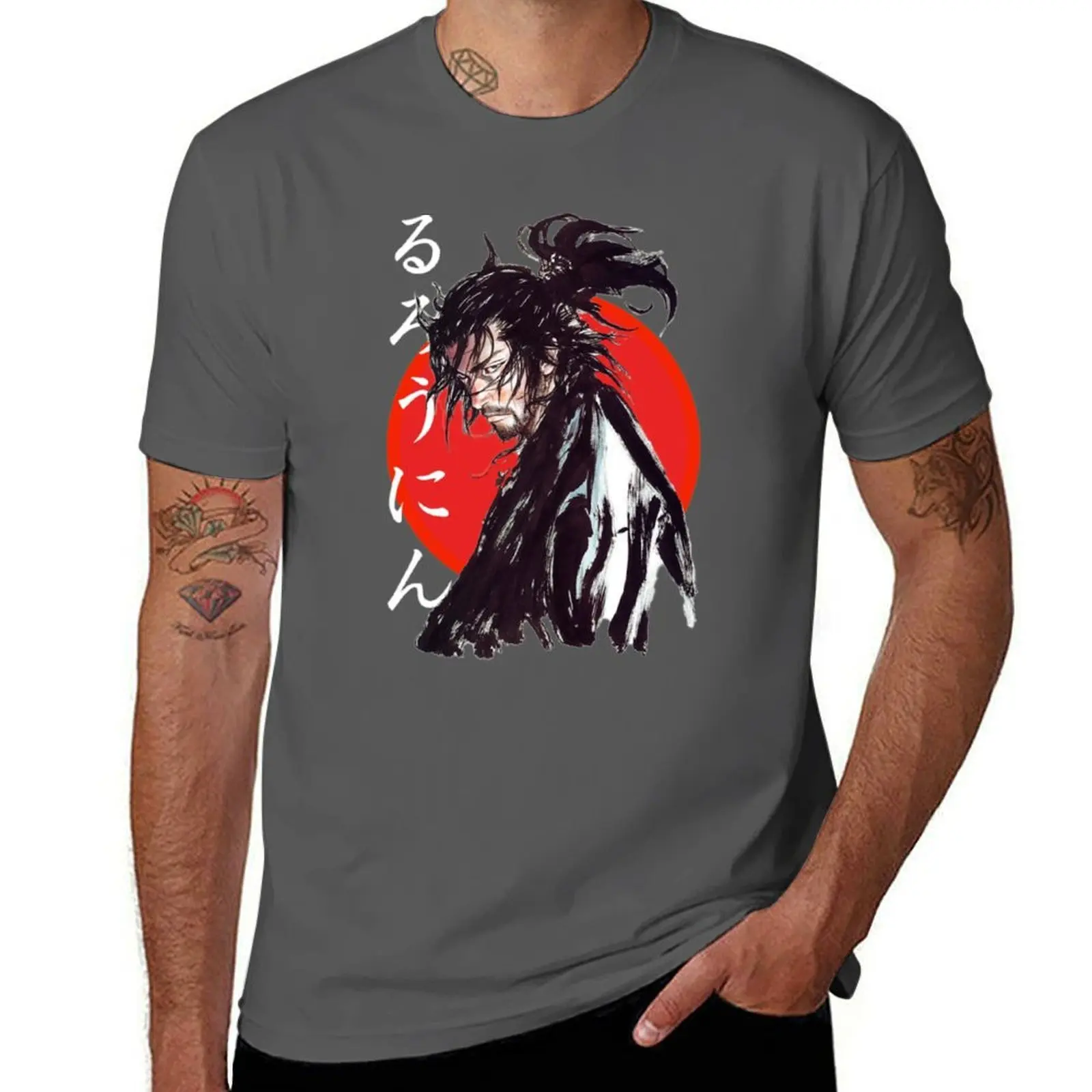 

Miyamoto Musashi T-Shirt black cotton t-shirt plain for man package printed t shirts for man T-Shirt