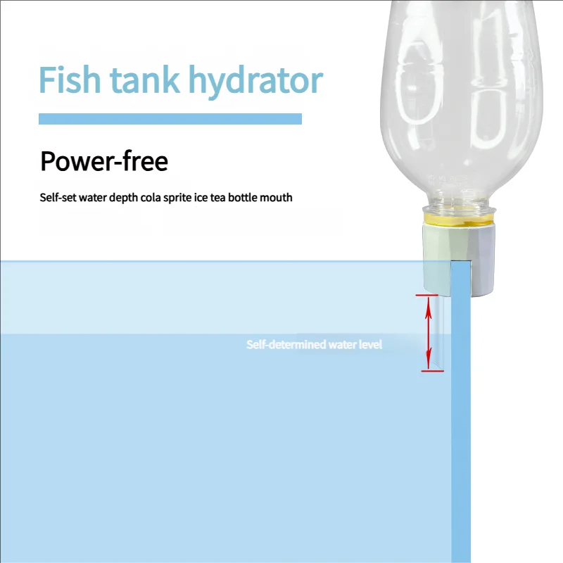 

1pcs Fish Tank Small Water Level Controller Automatic Water Replenisher Mineral Water Beverage Bottle Water Filling Tool