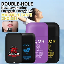 Nasale Energie riegel energetisie rende Aroma therapie Nasen inhalator ätherische Öle fördern Arbeits fokus & Energie natürlichen Inhalator Stick Männer Frauen