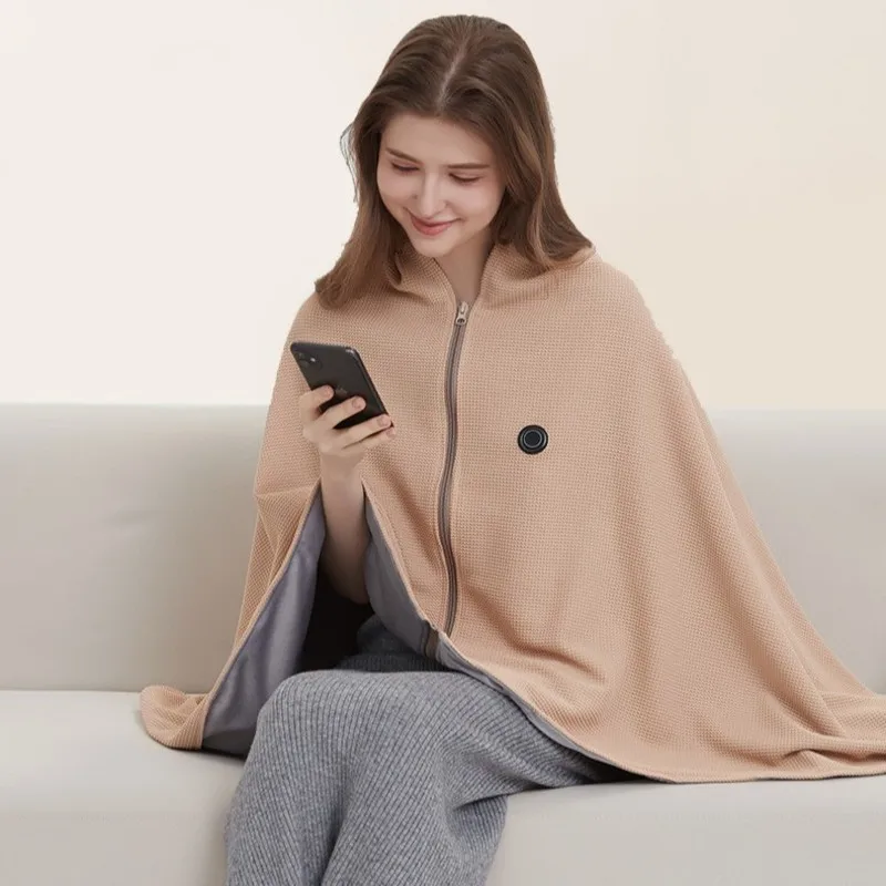 

HLZS-USB Powered Heated Shawl-Portable 5V Electric Blanket Technology For Indoor& Outdoor Use