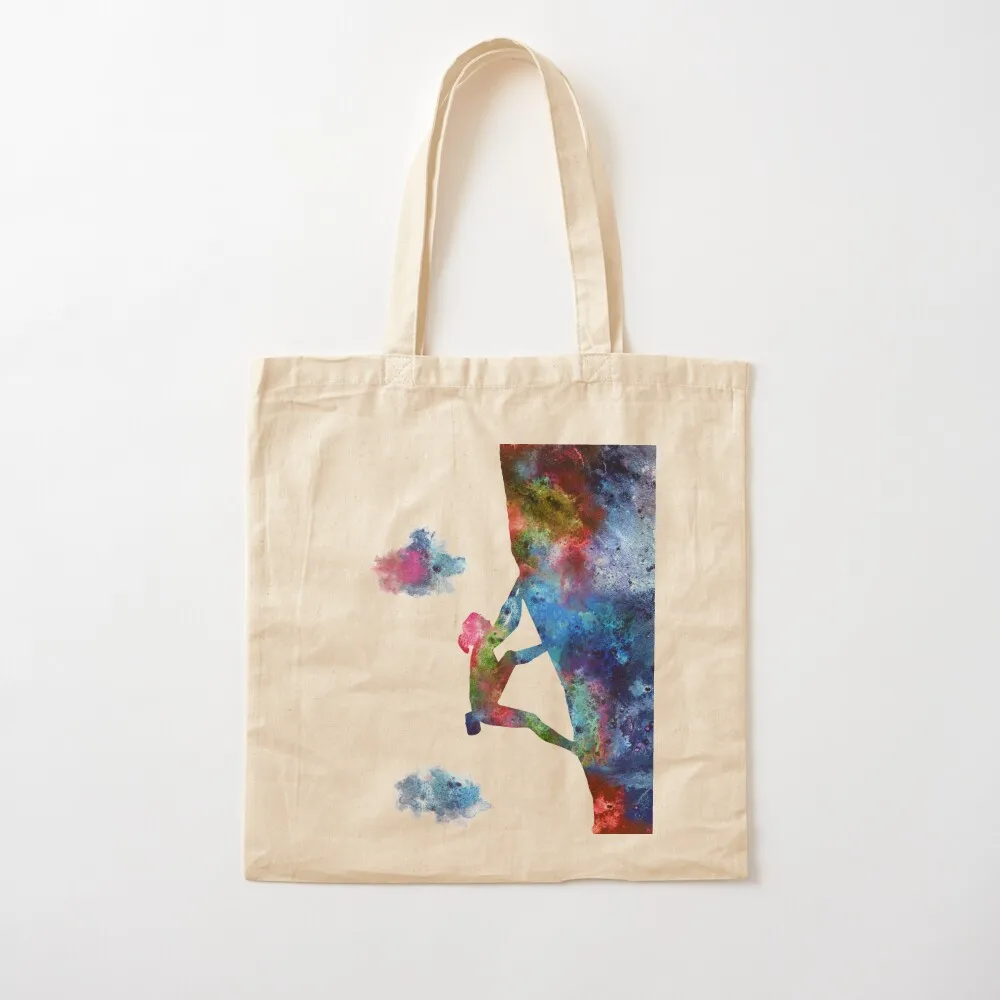 امرأة رياضية متطرفة لتسلق الصخور، امرأة تسلق، حقيبة تسلق كبيرة، حقيبة توصيل مجانية، حقيبة قماش