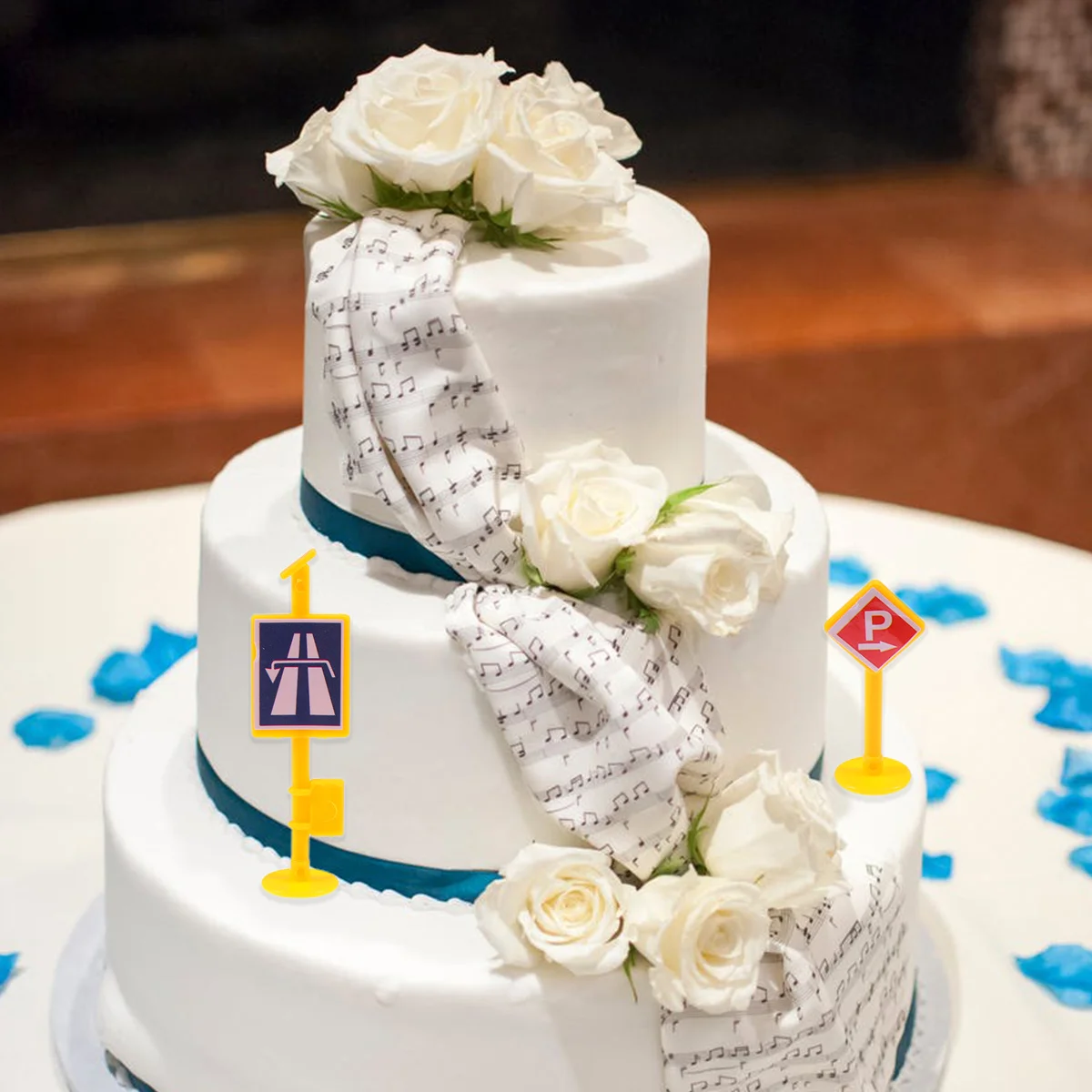 

1Set Firefighter Cake Topper Creative Design Cake Decoration for Birthday Party Cupcake Ornament Picks Ice Cream Fruit Decor